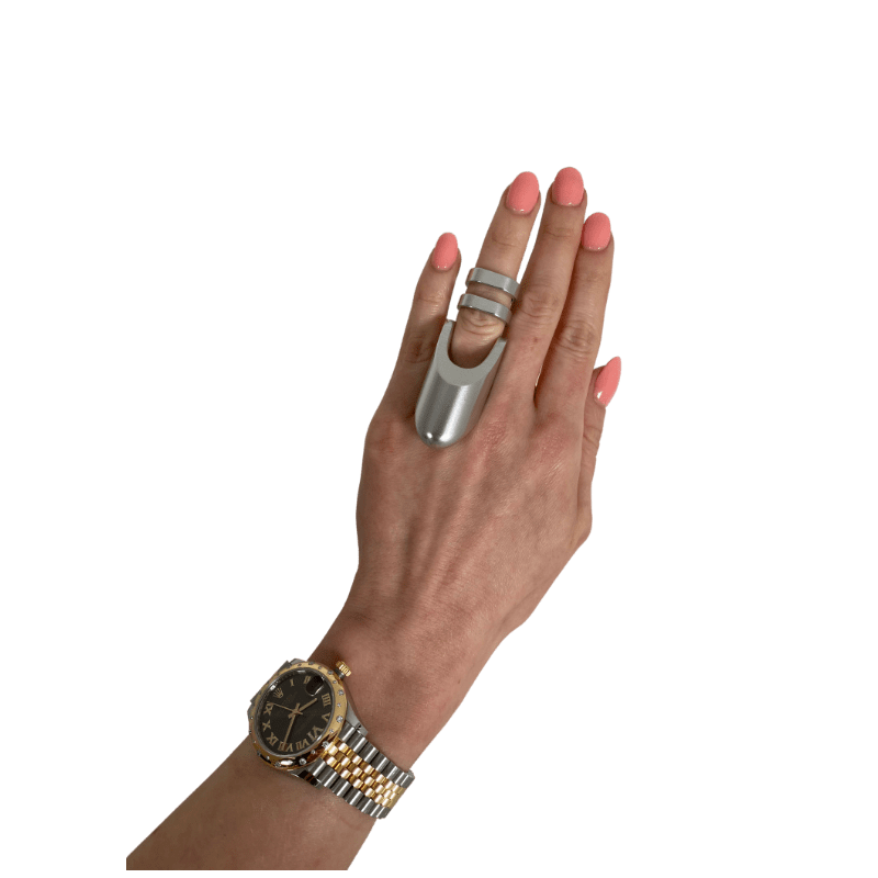 Clio- The Radiant Wearable Vibrating Ring; Sexual Jewelry - 6 - glossy silver Clio- The Radiant Wearable Vibrating Ring; Sexual Jewelry - 6 - glossy silver