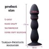 Realistic Dildo Vibrator Anal Plug Prostate Massager Suction - Black
