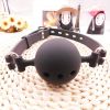 Soft Silicone Gag Ball BDSM Oral Bondage Gear Fetish Open Mouth Breathable Sex Toys For Couples Cosplay Slave Exotic Accessories - Pink-S